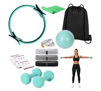 Relaxdays Pilates Set, 11pc, green