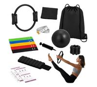 Relaxdays Pilates Set, 13pc, black
