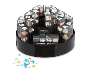 Relaxdays Pill Box 31 days 4 Compartments