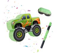 Relaxdays Pinata monster truck with stick & mask
