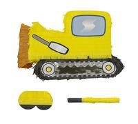 Relaxdays Pinata Set Building Site with Bat & Mask