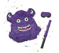 Relaxdays Pinata set monster with bat and mask