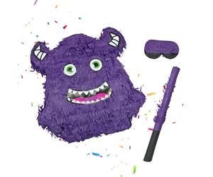 Relaxdays Pinata set monster with bat and mask