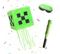 Relaxdays Pinata set with stick & mask