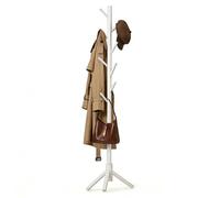 Relaxdays Pine coat stand, 8 hooks