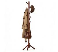 Relaxdays Pine coat stand, 8 hooks