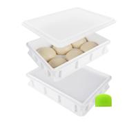 Relaxdays Pizza dough ball box, set of 2