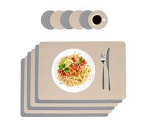 Relaxdays Place mats & coasters, set of 6