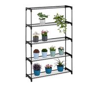 Relaxdays Metal Plant Rack with 5 Shelves
