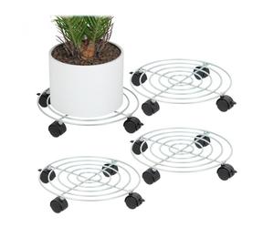Relaxdays Plant Roller, Set of 4