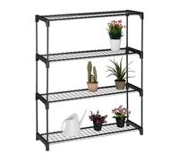 Relaxdays Plant Shelf with 4 Levels