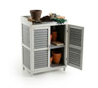 Relaxdays Plant table with cabinet