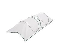 Relaxdays Plant Tunnel 2.5 m Pop Up Net Tunnel Vegetables Strawberries Pest Netting Cold Frame Garden Tunnel Foldable White