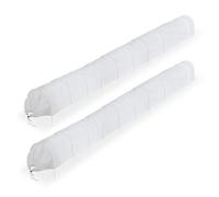 Relaxdays Plant Tunnel, 2X Set, 7 m Long, Protection Against Pests, Flower Beds, Fine-mesh Anti-Bird Net, Fleece, White, 53 x 50 x 700 cm
