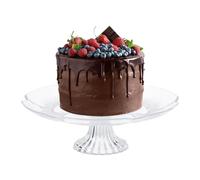 Relaxdays Plastic Cake Plate, 10 x 29 cm
