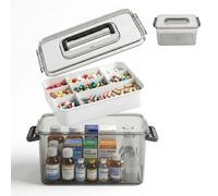 Relaxdays Plastic medicine box