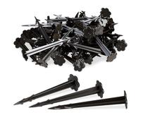 Relaxdays Plastic Securing Pegs Set of 100