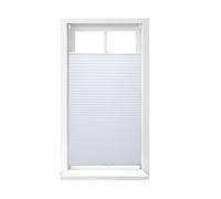 Relaxdays White Pleated Blinds No-Drill