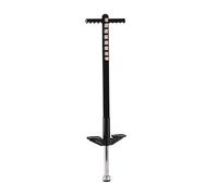 Relaxdays Pogo Stick for Kids, spring stick up to 35 kg, padded, black | outdoor jumping stick, non-slip, stainless steel