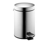 Relaxdays Polished Stainless Steel Pedal Bin 3L