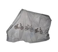Relaxdays Polyethylene Bike Cover, Tear-Resistant, Sun Protection, 200 x 110 cm, Grey
