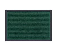 Relaxdays polypropylene doormat, striped, weatherproof, non-slip, green | indoor & outdoor doormat, dirt-trapping mat