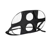 Relaxdays Pop-up Football Gate, Soccer Practice, Sport Equipment, Kids & Adults, HWD: 80 x 120 x 85 cm, Goalposts, Black, Polyester