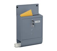 Relaxdays Postbox with newspaper holder