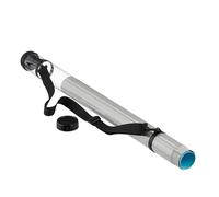 Relaxdays Poster Tube with Strap, 94 cm x 7.5 cm, for Transporting Posters and Art, Clear/Black