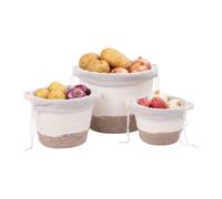 Relaxdays Potato baskets set of 3