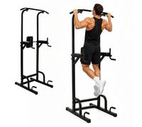 Relaxdays Power Tower, adjustable 160-230 cm, max. 150 kg, black