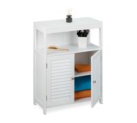 Relaxdays Practical Bathroom Cabinet in White