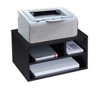 Relaxdays Printer Stand with 3 Compartments