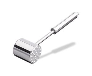 Relaxdays Professional Double-Sided Stainless Steel Meat Tenderiser, 28 cm Long,