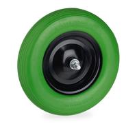 Relaxdays PU Wheelbarrow Tyre with Axle 4.00-8