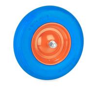 Relaxdays PU Wheelbarrow Tyre with Axle 4.00-8