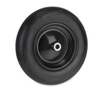 Relaxdays Wheelbarrow Wheel 3.50-8, Rubber Tyre with Steel Centre, Puncture-Proof, up to 100 kg, Replacement, Black