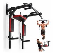 Relaxdays Pull-up & Dip Station, black