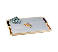 Relaxdays Puzzle Board with 4 Drawers