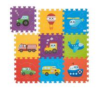 Relaxdays Puzzle Playmat with Vehicles