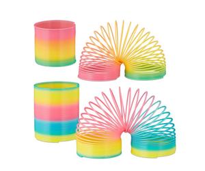 Relaxdays Rainbow Spring Set of 4