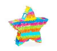 Relaxdays Rainbow Star Pinata 3-Piece-Set