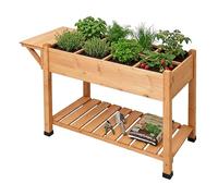 Relaxdays Raised bed with dividers