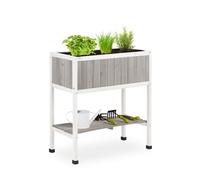 Relaxdays Raised Wooden Planter