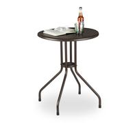 Relaxdays Rattan Look Garden Table