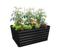 Relaxdays Rectangular metal planter