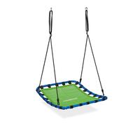 Relaxdays Rectangular Nest Swing in Green