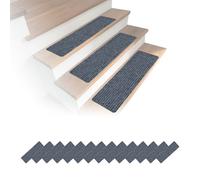 Relaxdays Rectangular stair mats, 16pcs, 65×20 cm