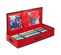Relaxdays Red Gift Wrap Storage Box