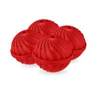 Relaxdays Red Laundry Ball Set of 4